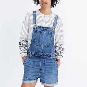 MADEWELL Adirondack Short Overalls in Dawkins Wash {3A14}